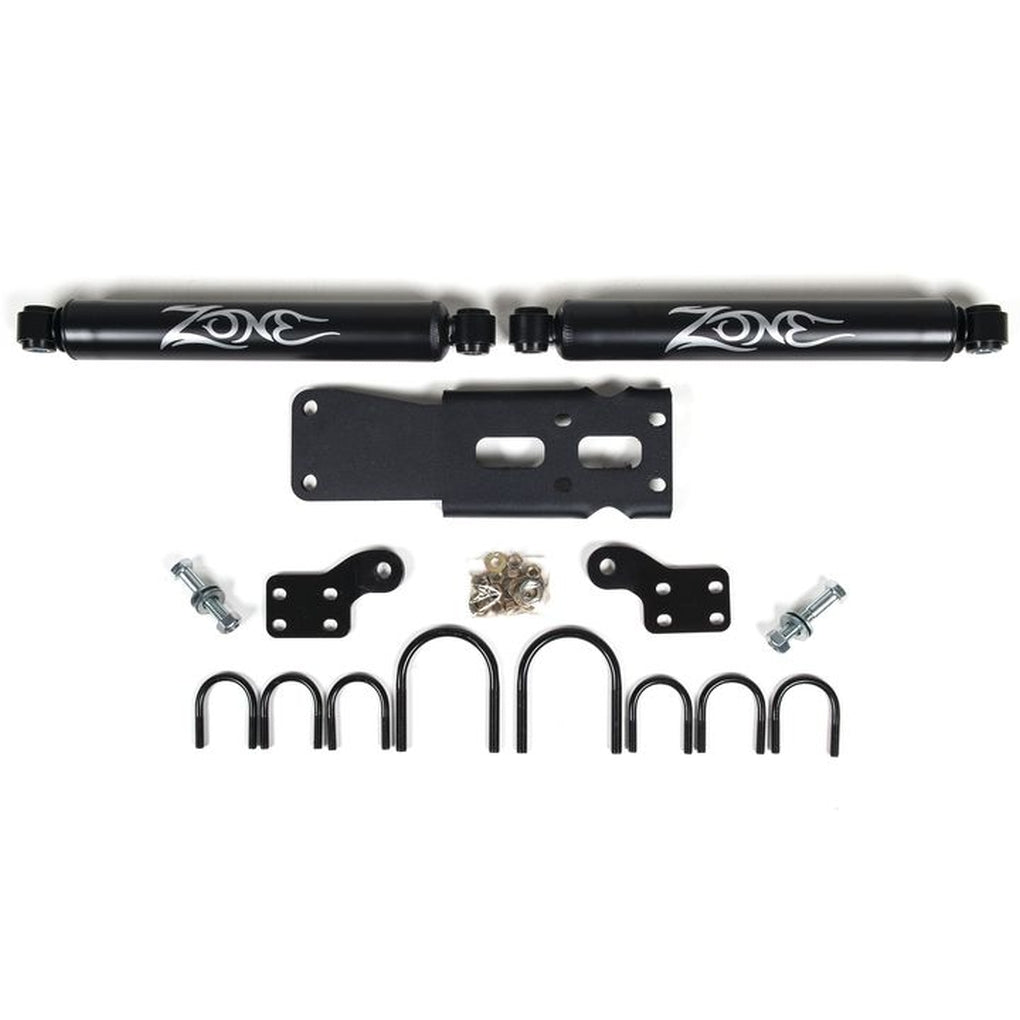 Zone Offroad ZON7450 0718 Wrangler Jk Dual Steering Stabilzier