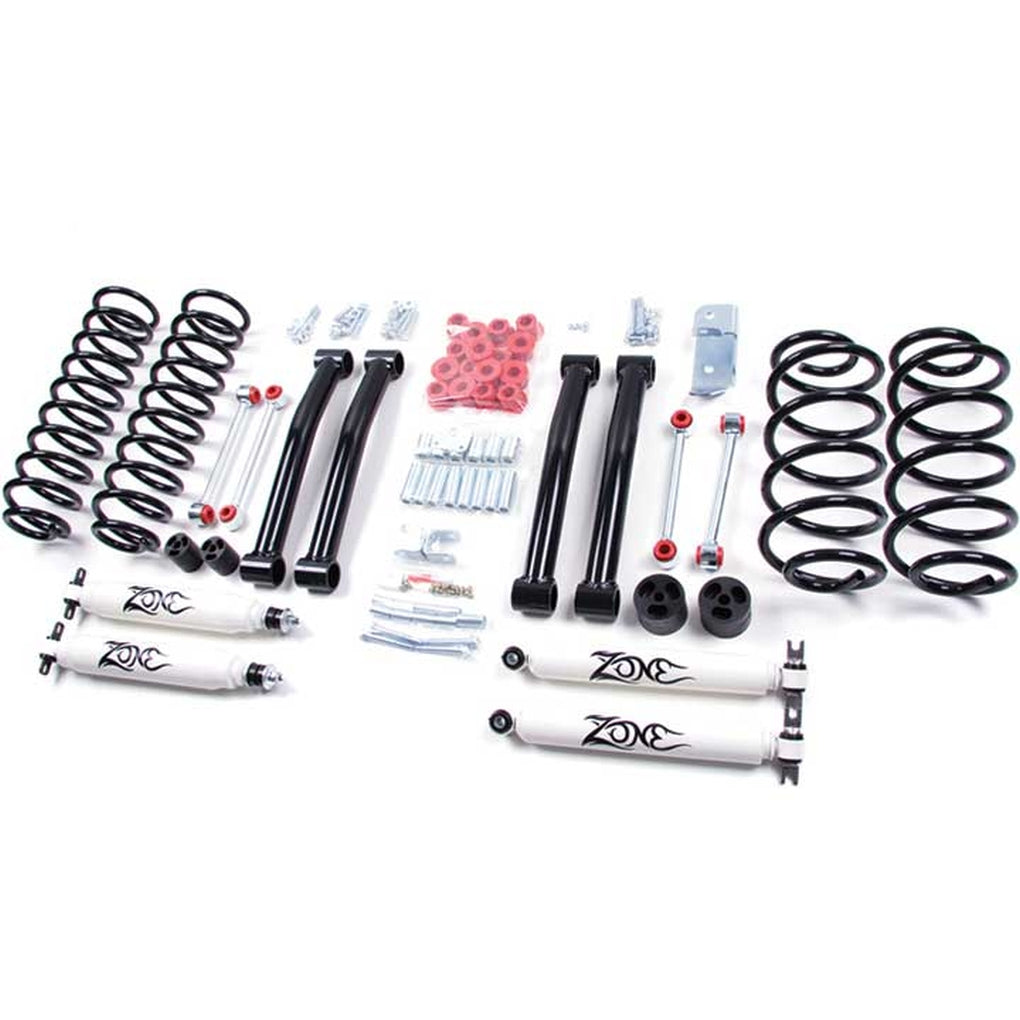 Zone Offroad ZONJ1401 0306 Jeep Tj 4In Box Kit (1Of2)